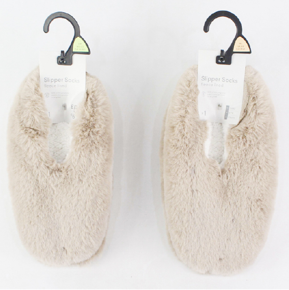 Slippers and socks